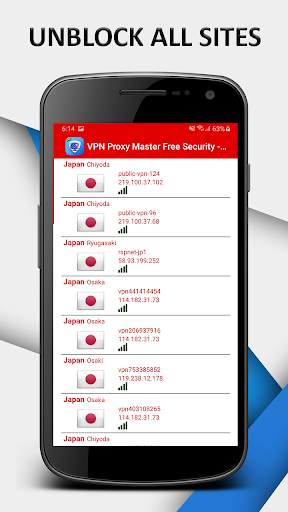 VPN Proxy Master Free Security - Proxy Master VPN screenshot 5