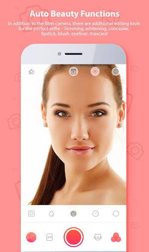 Selfie Camera Beauty - Filter & Photo Editor ❤ screenshot 1