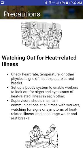 OSHA NIOSH Heat Safety Tool screenshot 5