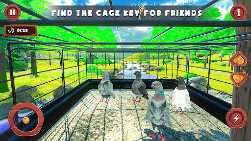 Flying Bird pigeon Games screenshot 4