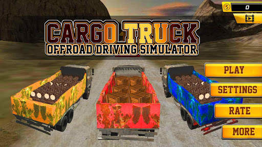 Cargo Truck Offroad Driving Simulator-Hill Station screenshot 1