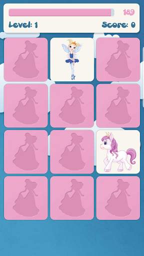 Princess memory game for kids screenshot 3