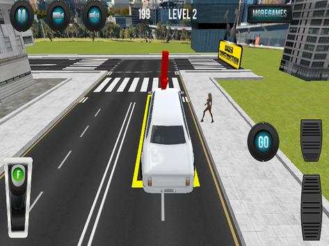 Limousine Car Parking 3D screenshot 3
