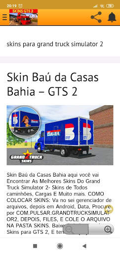 Skins Grand Truck Simulator 2 - As Melhores GTS 2 screenshot 3