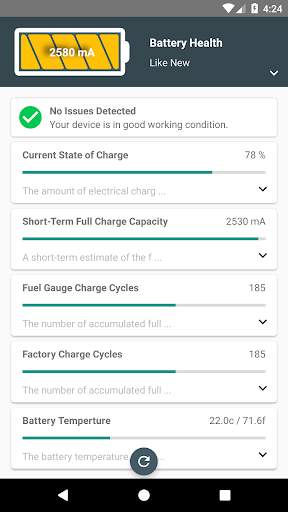 Real Battery Stats for Galaxy S6 скриншот 4