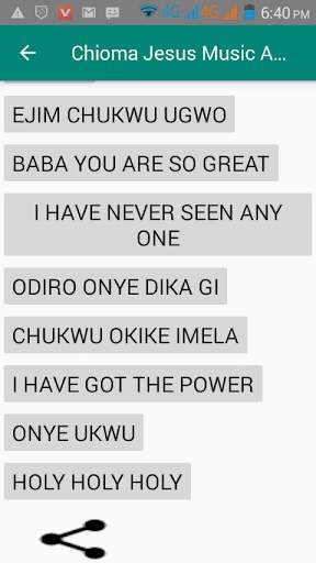 Chioma Jesus Music App screenshot 1