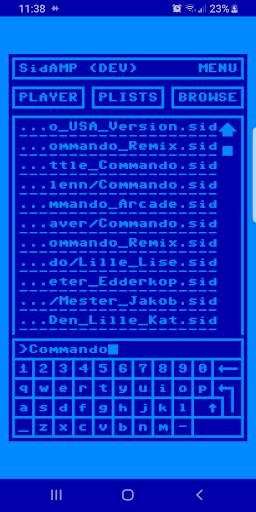 SidAMP screenshot 3