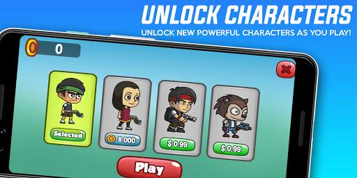 Shoot and run - Crazy Runner to collect coins screenshot 6