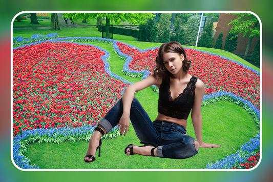 Garden Photo Frame : Cut Paste Photo Editor screenshot 4