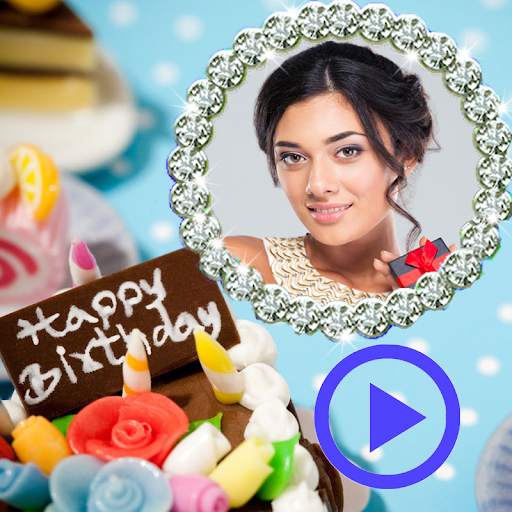 Birthday Video Maker Editor, Photo Slideshow Music screenshot 1