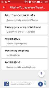 Filipino-Japanese Translator screenshot 5