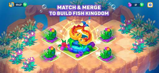 Sea Merge! Fish Games in Aquarium & Ocean Puzzle screenshot 1