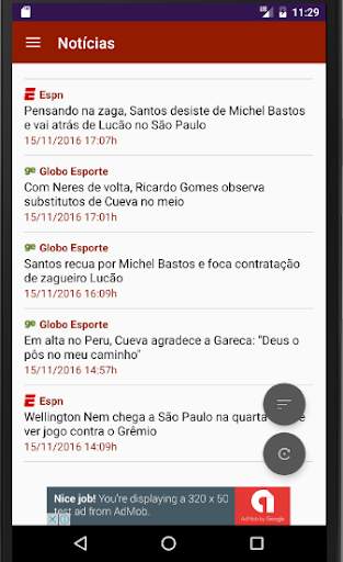 Futebol Mobile screenshot 5