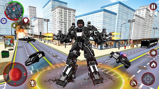 Incredible Robot Game Car Game screenshot 6
