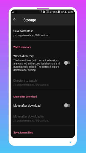 Torrent Client Pro (Free) screenshot 5