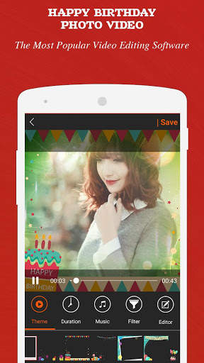 Happy Birthday Photo Video screenshot 1
