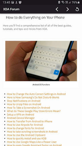 XDA Forums screenshot 6