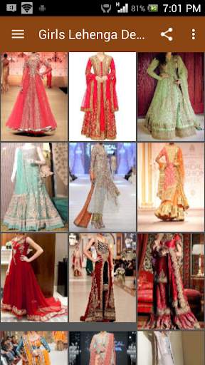 Girls Lehenga Designs screenshot 1