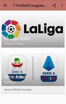 7 Football Leagues Official YouTube screenshot 4