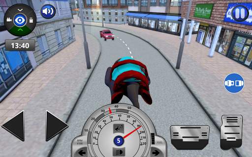 Sci Fi Car Driving School 3D screenshot 2