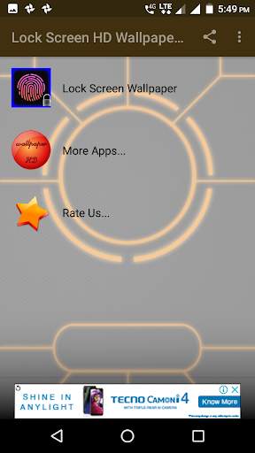 Lock Screen HD Wallpaper screenshot 1
