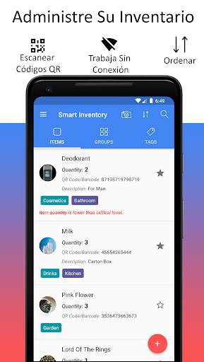 Inventario - Móvil & Web screenshot 1