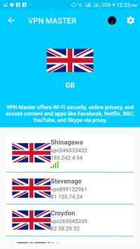 Master VPN - Free unblock Proxy VPN & security VPN screenshot 3