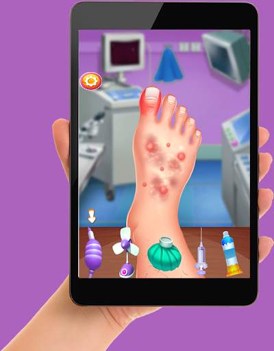 Little Doctor Game 2 (Foot care) screenshot 13