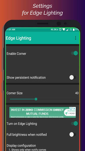 Edge Lighting for non-Edge phone 1 تصوير الشاشة