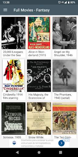 Public Domain Movies Free screenshot 1