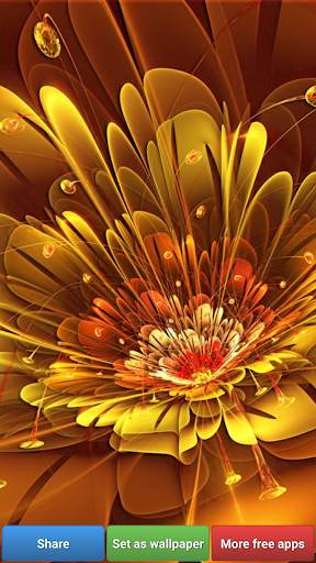 3d Flowers Wallpapers स्क्रीनशॉट 8