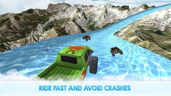 Monster Truck Water Slide Driving Simulator screenshot 2