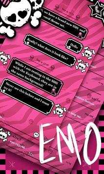 (FREE) GO SMS PRO EMO THEME screenshot 1