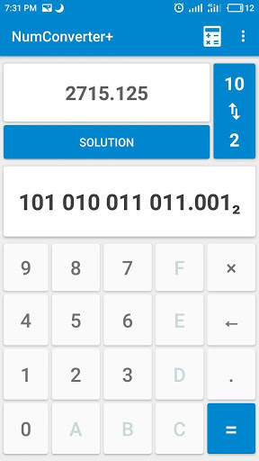 Numeral Systems: Calculator   Converter screenshot 2