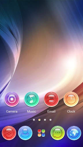 (Free)Glass GO Launcher Theme screenshot 2