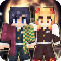 Kimetsu No Yaiba Skins For Minecraft logo