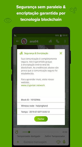 Crypviser Secure Messenger screenshot 4