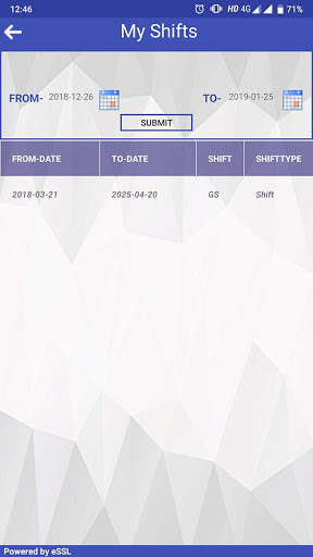 eSSL eTimeTrackLite Mobile App 2.0.4 screenshot 8