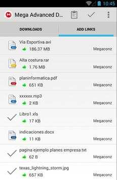 Advanced Downloader for Mega screenshot 2