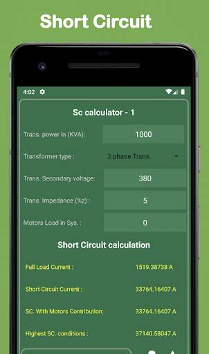 calculadora de caída de voltaje, tamaño de cable screenshot 3