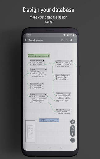 Database Designer - Full free development app screenshot 2