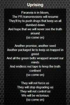 Muse Song Lyrics screenshot 3