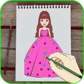How To draw barbie