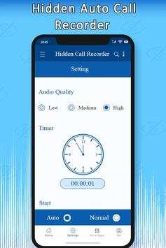 Hidden Call Recorder 2018 screenshot 2
