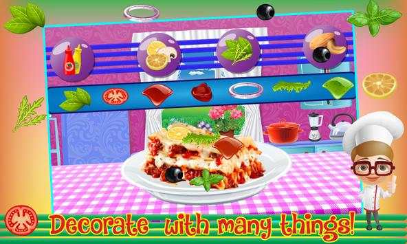 Cook Baked Lasagna Game screenshot 4