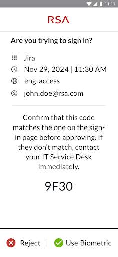 RSA Authenticator (SecurID) скриншот 5