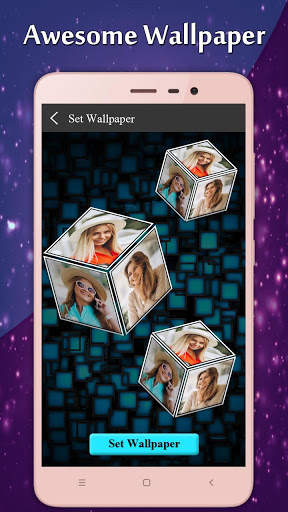 3D Multi Cube Live wallpaper- Love Cube LWP screenshot 3