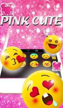 Pink Cute Bowknot Keyboard Theme screenshot 5