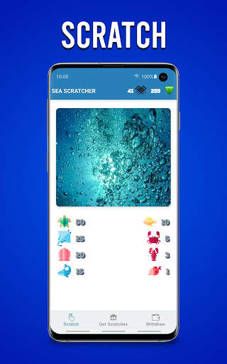 Sea Scratcher - Scratching App screenshot 1