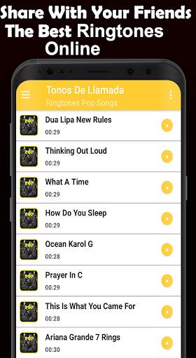 Pop Ringtones Free New Songs screenshot 2